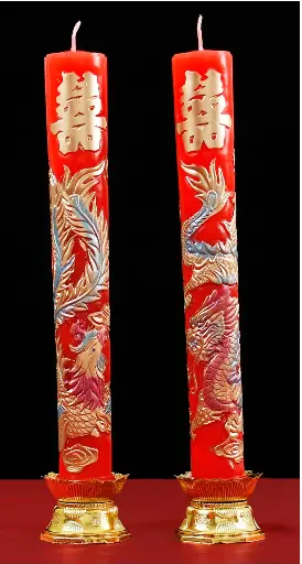 紅龍蠟燭／每對